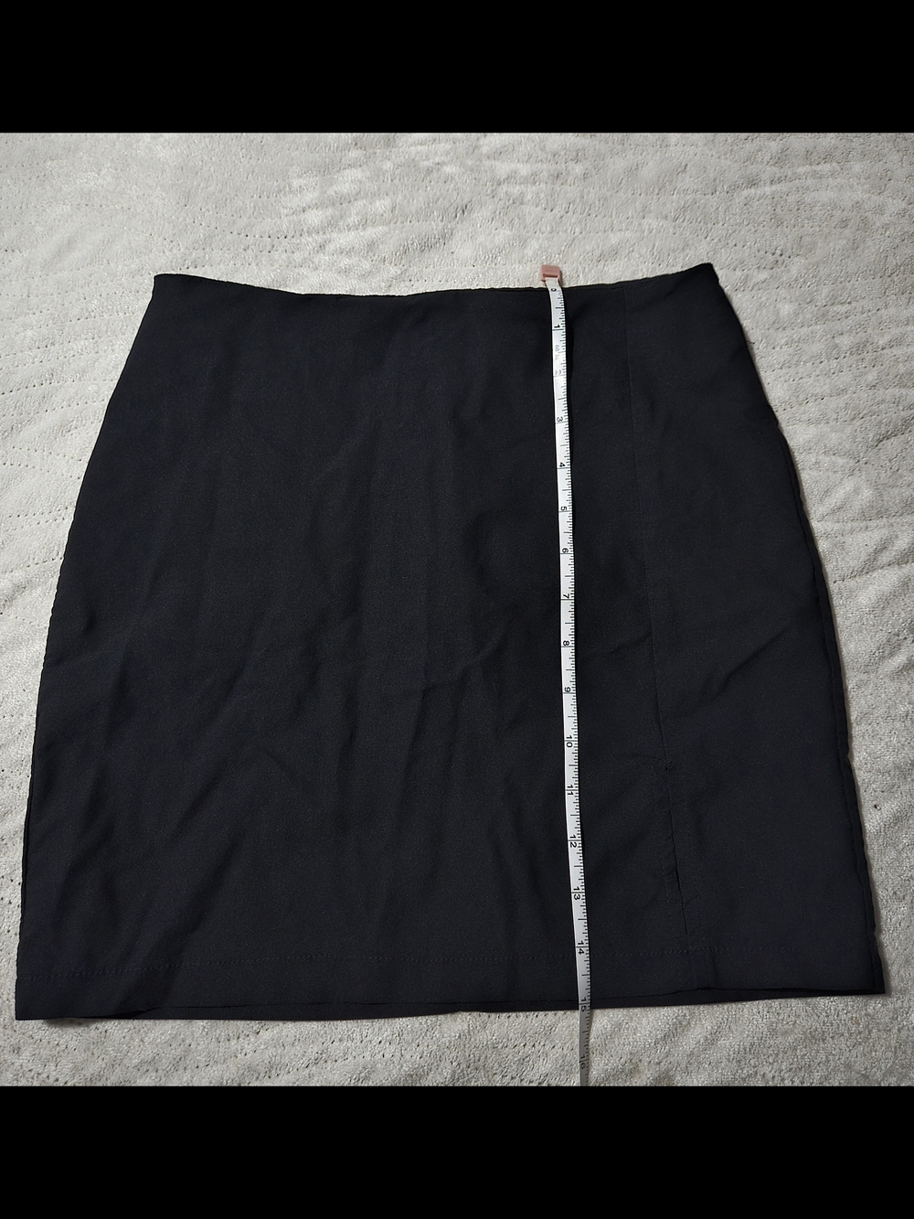 SHEIN Black High-Waist Pencil Skirt